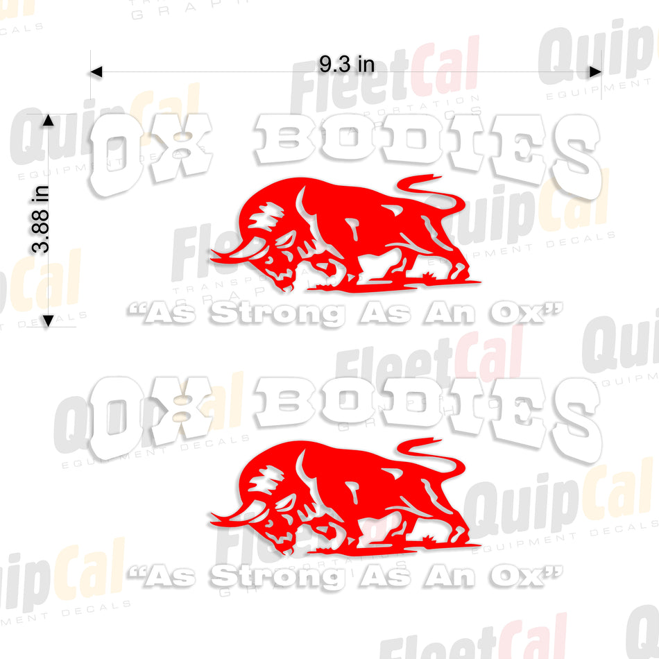 Ox Bodies Decals