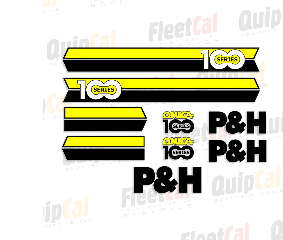 P&H Crane Decals
