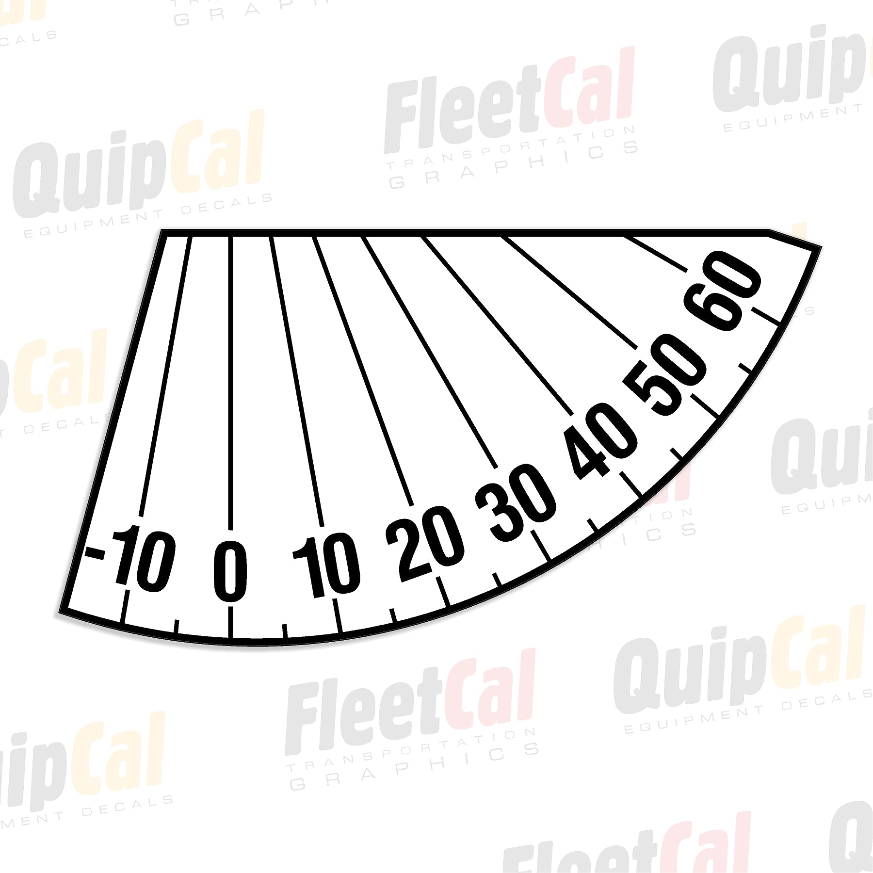 Pettibone Telehandler Boom Angle Decal – Truck and Equipment Decals
