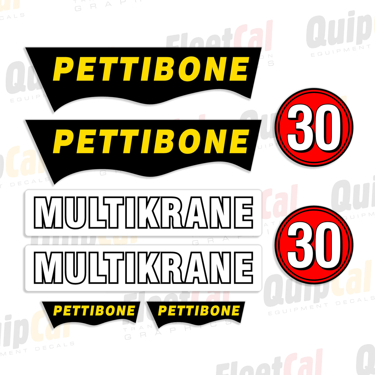 Pettibone MultiKrane Decals