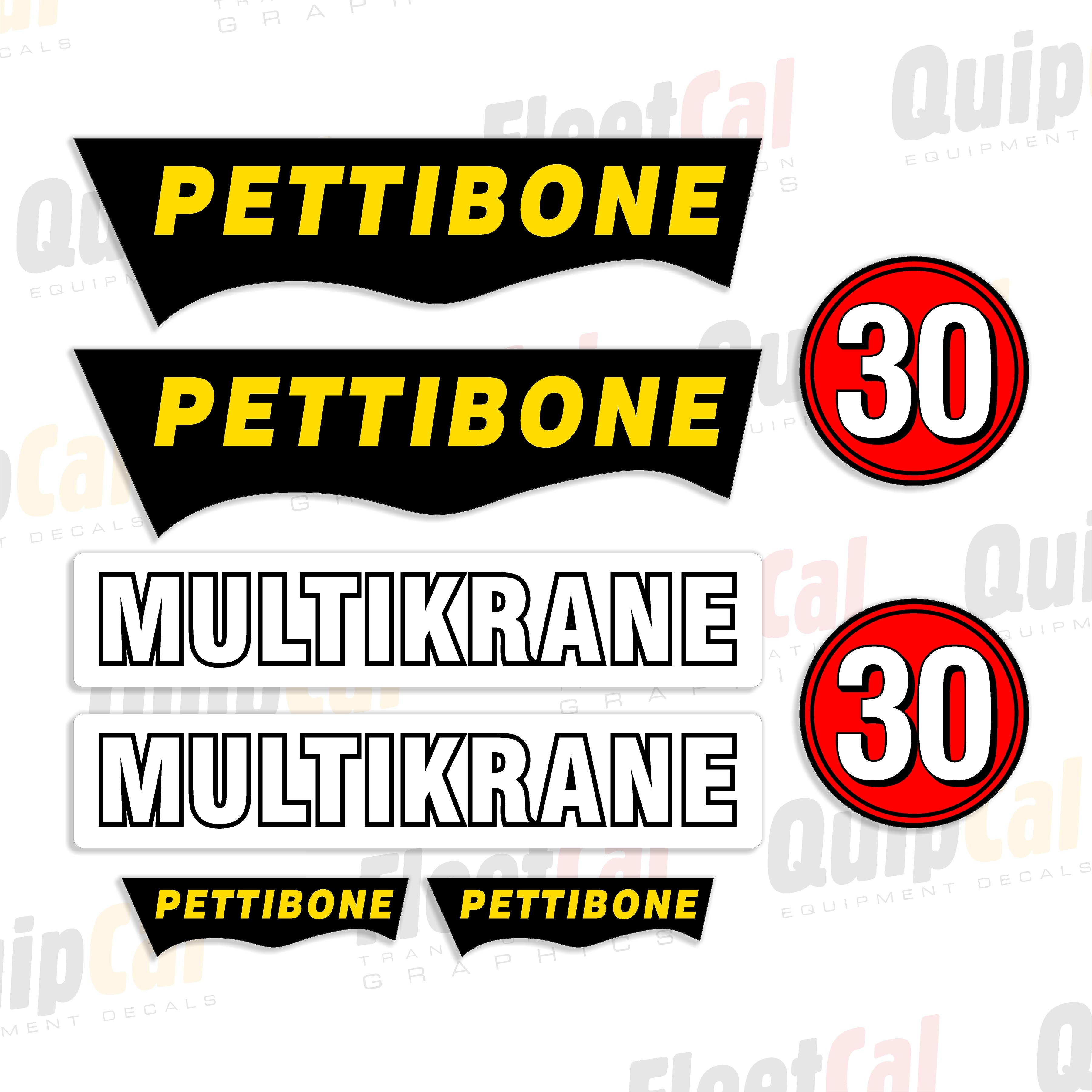 Pettibone MultiKrane Decals