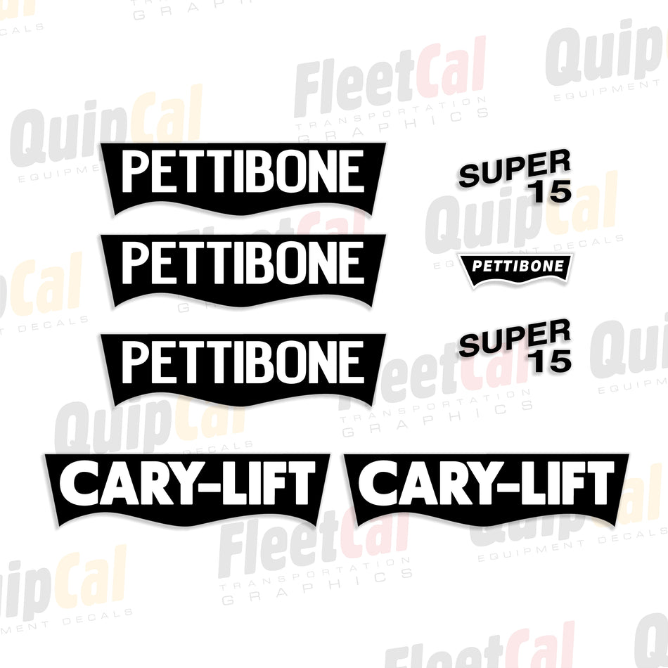 Pettibone Cary-Lift Decals