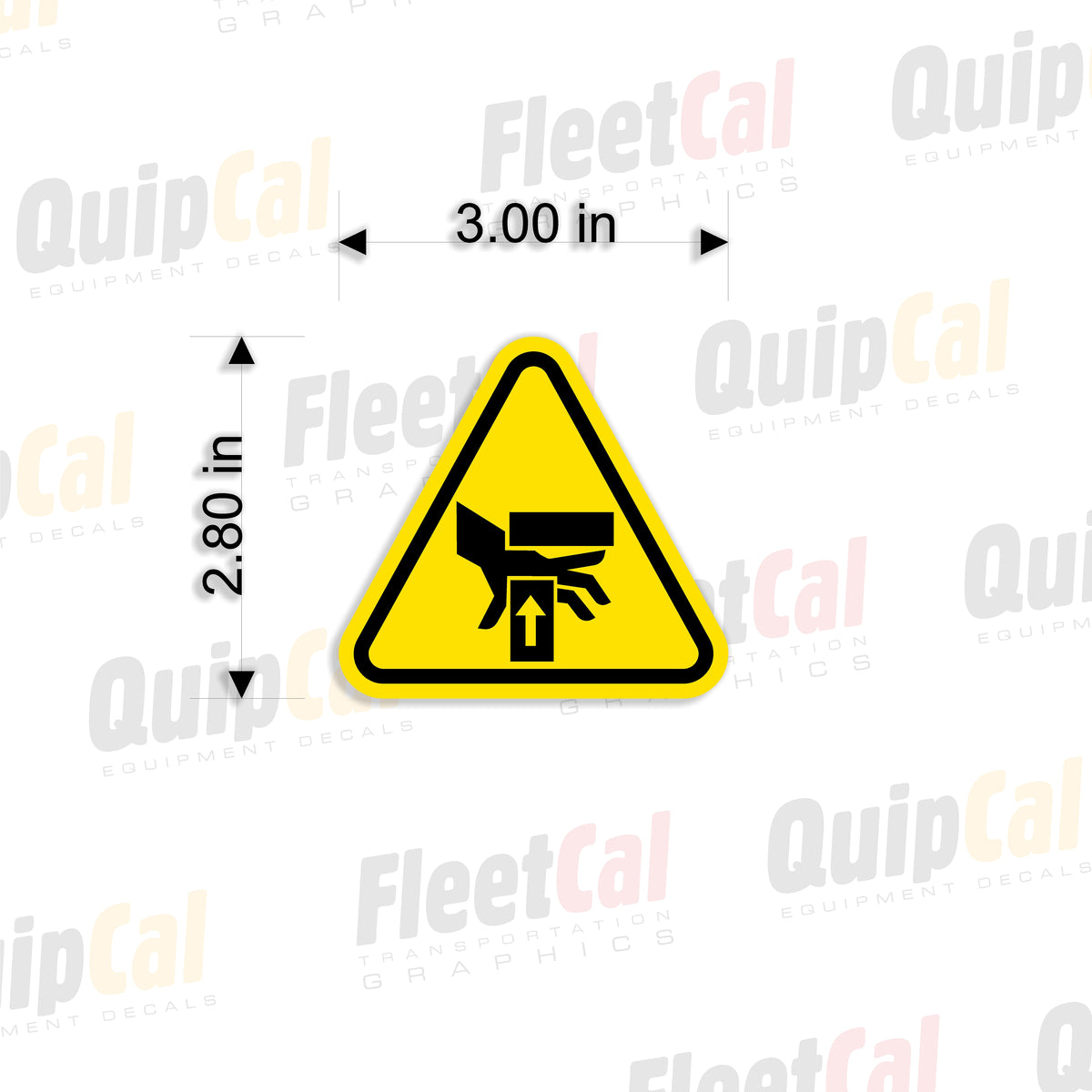 Pinch Point Safety Decals - 002 – Truck and Equipment Decals