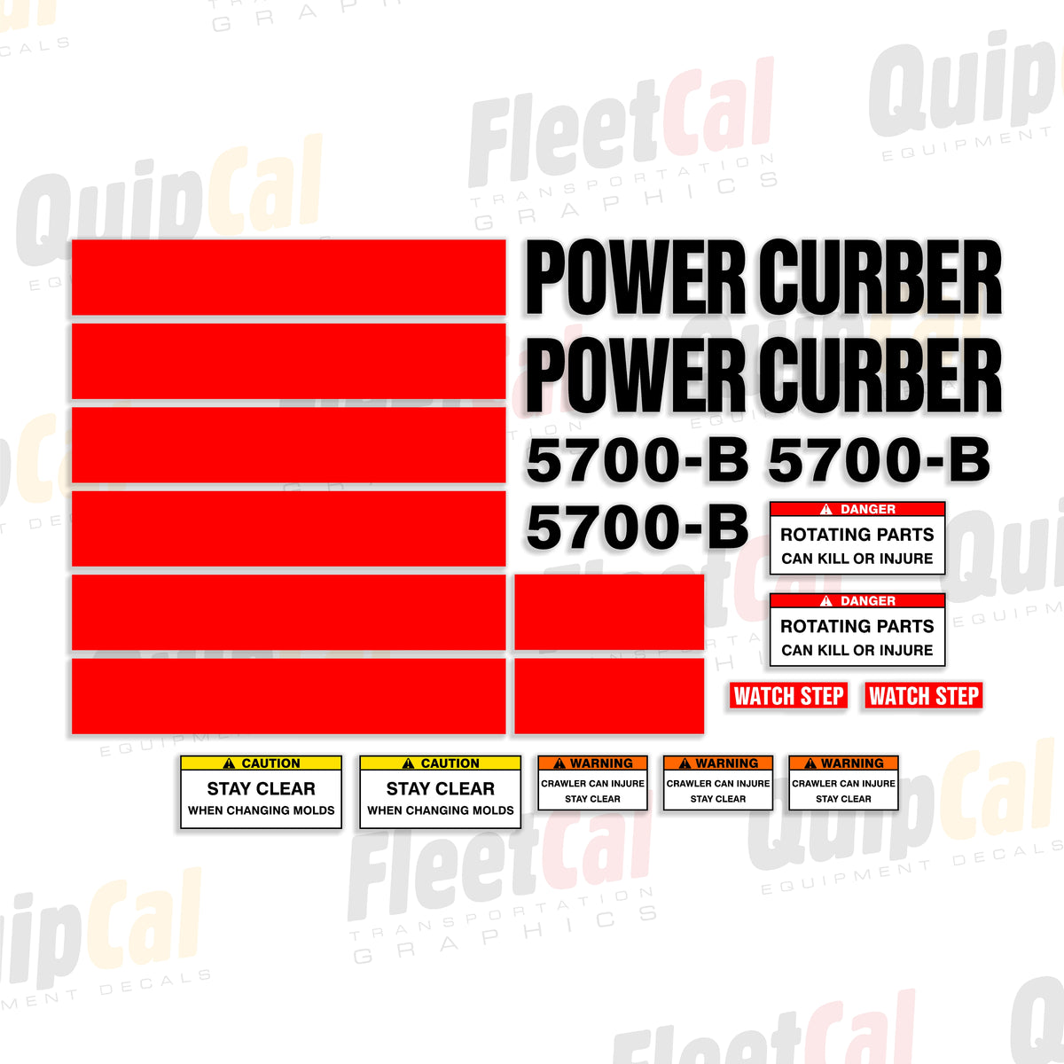 Power Curber Decals
