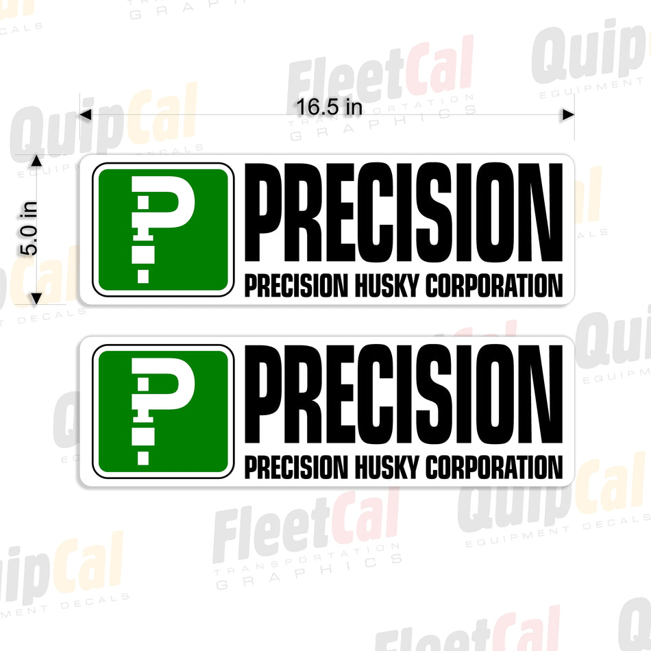 Precision Husky Decals (1 PAIR)