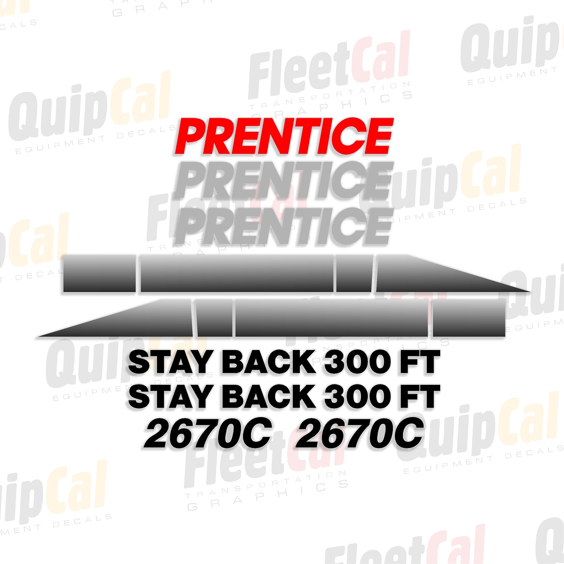 Prentice Feller Buncher Decal Set