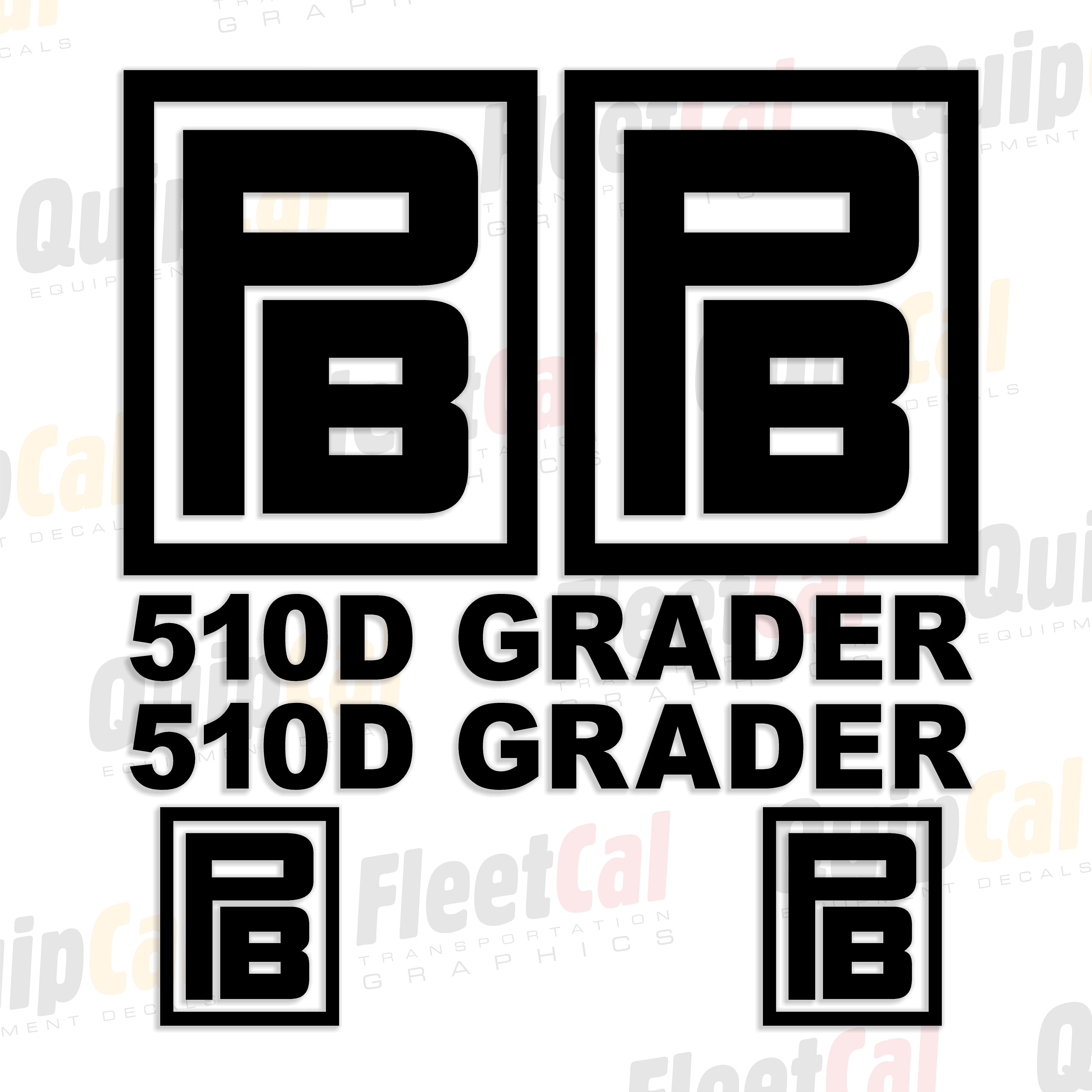 Puckett Bros Grader Decals