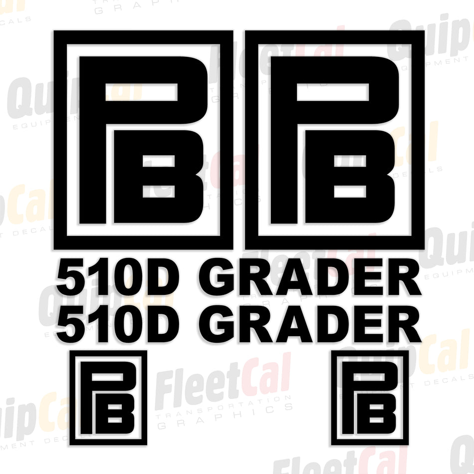 Puckett Bros Grader Decals