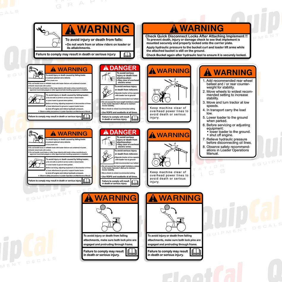 Rammax P33-22 HMR Compactor markeringsstickerset