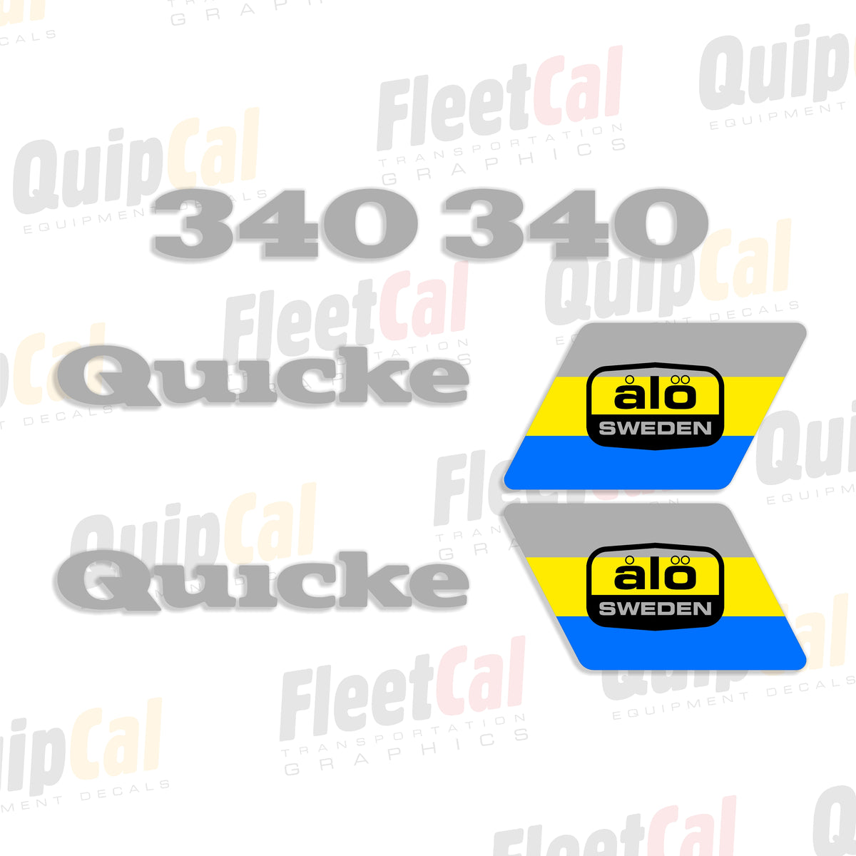 Quicke Front Loader Decals