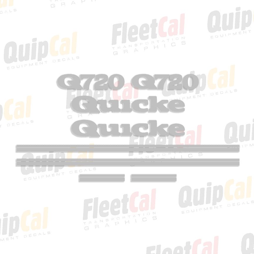 Quicke Q720 Front Loader Marking Decal Set – Truck and Equipment Decals