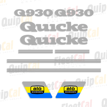 Quicke Front Loader Decals