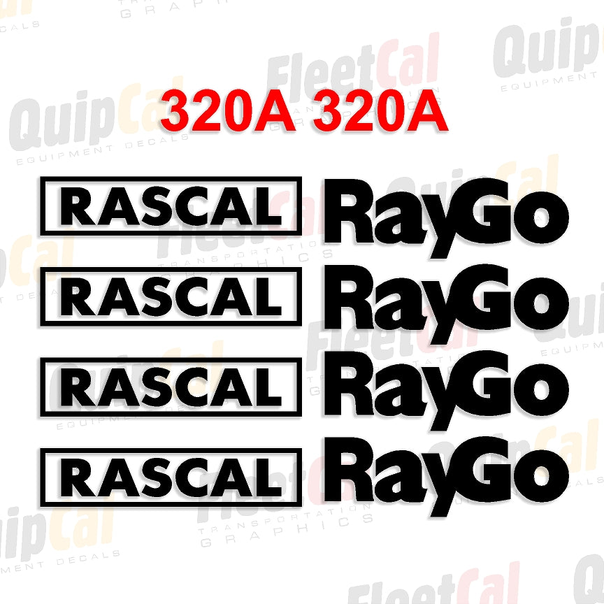 RayGo Rascal 320A Late Model Marking Decal Set – Truck and Equipment Decals