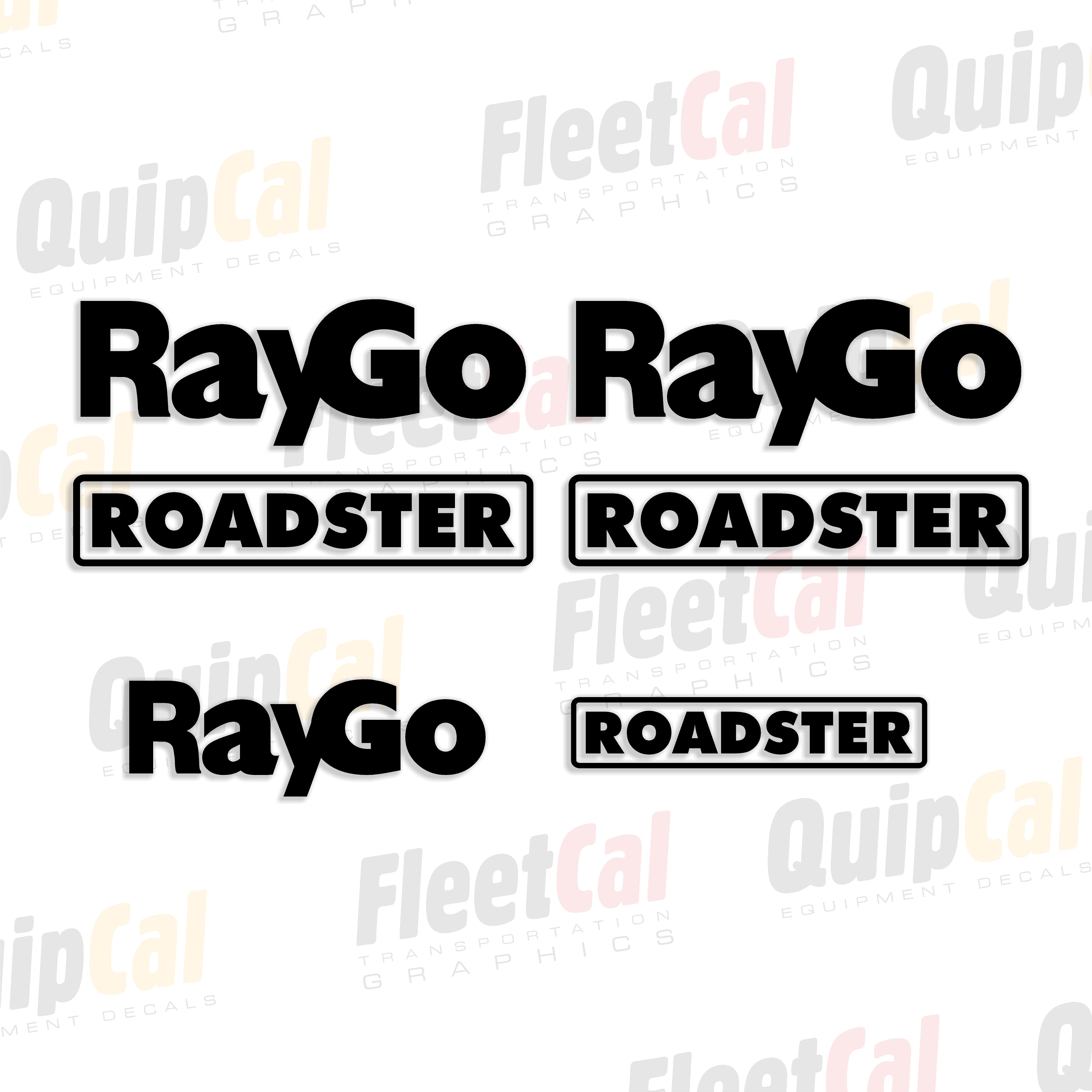 RayGo Roadster Paver Late Model Marking Decal Set – Truck and Equipment ...