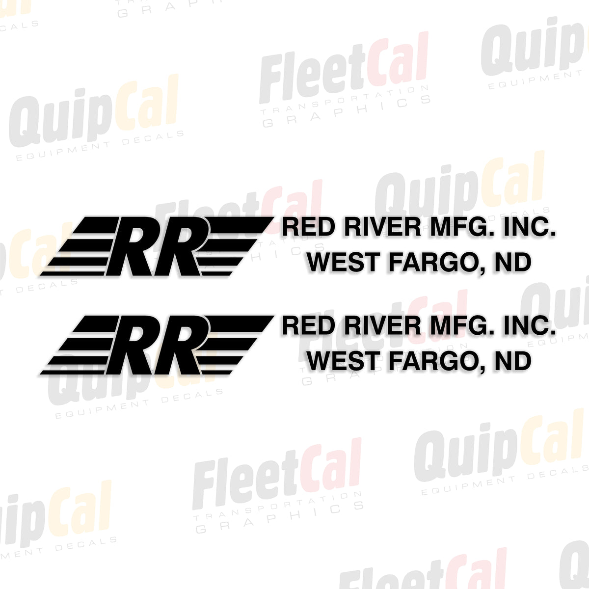 Red River Trailers Decals