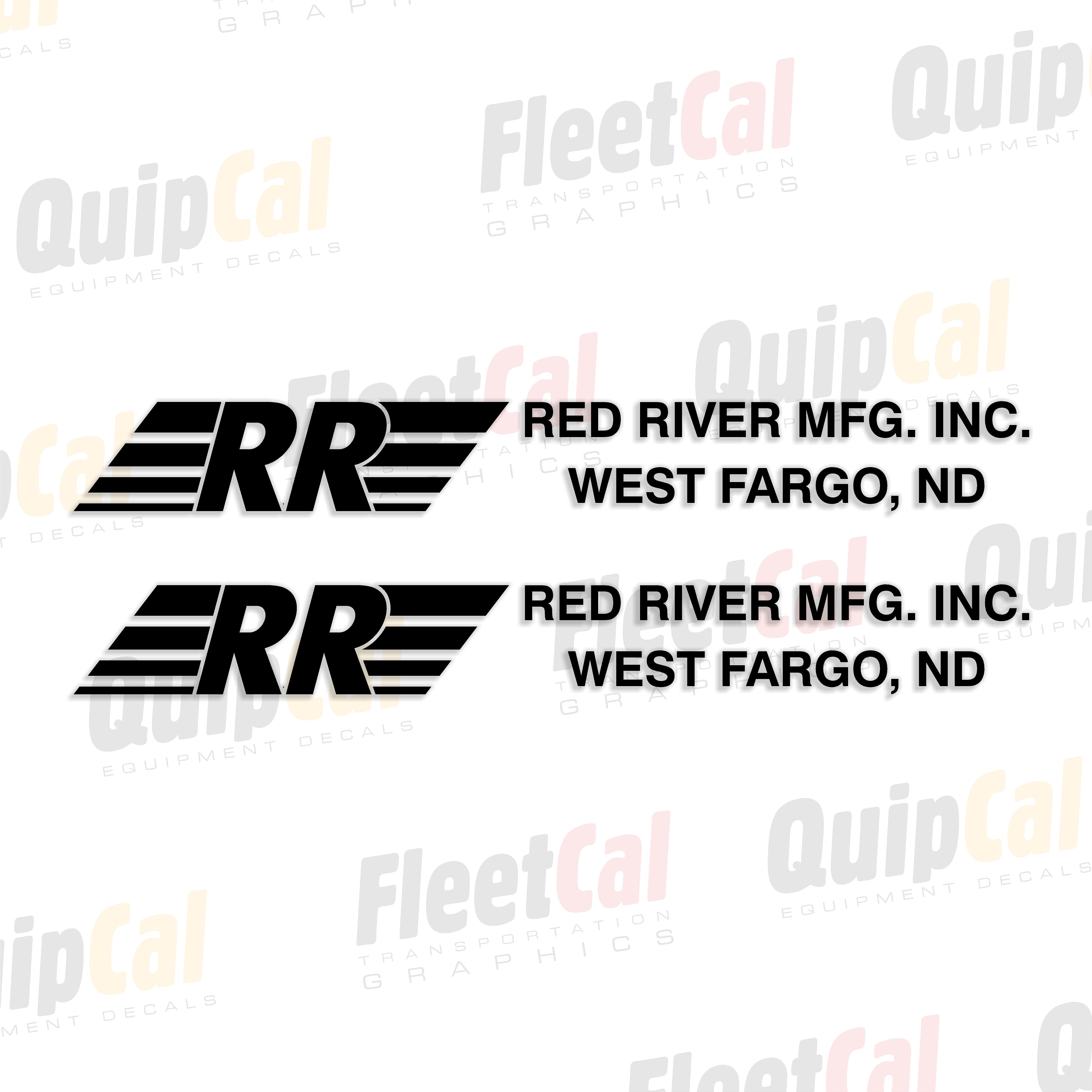 Red River Trailers Decals