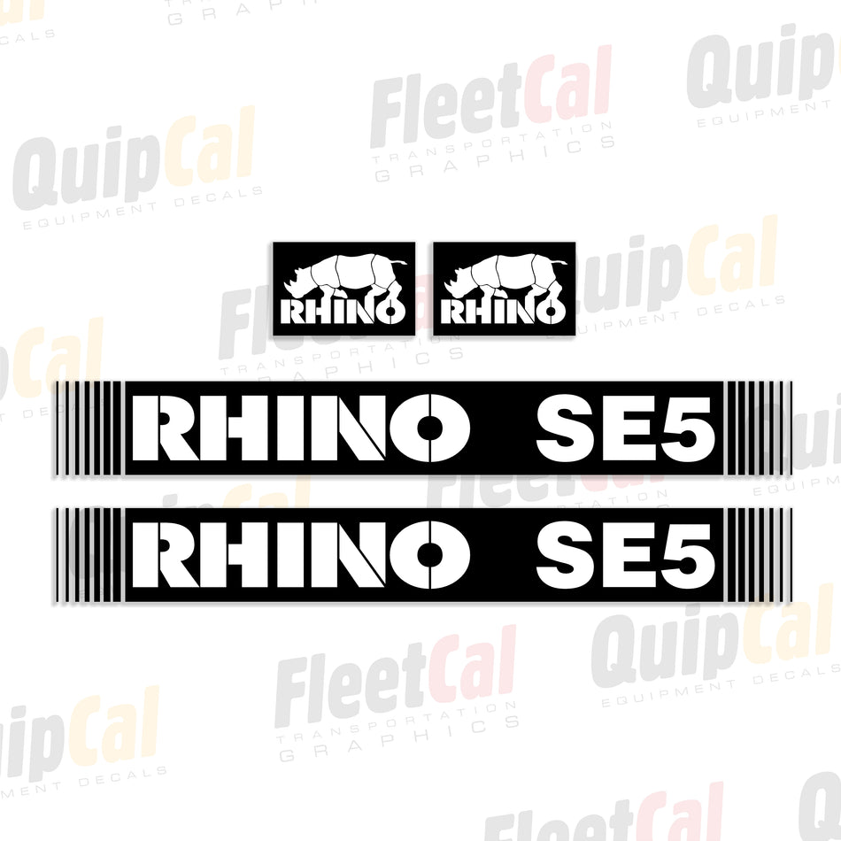 Rhino SE5 Rotary Mower Decal Set