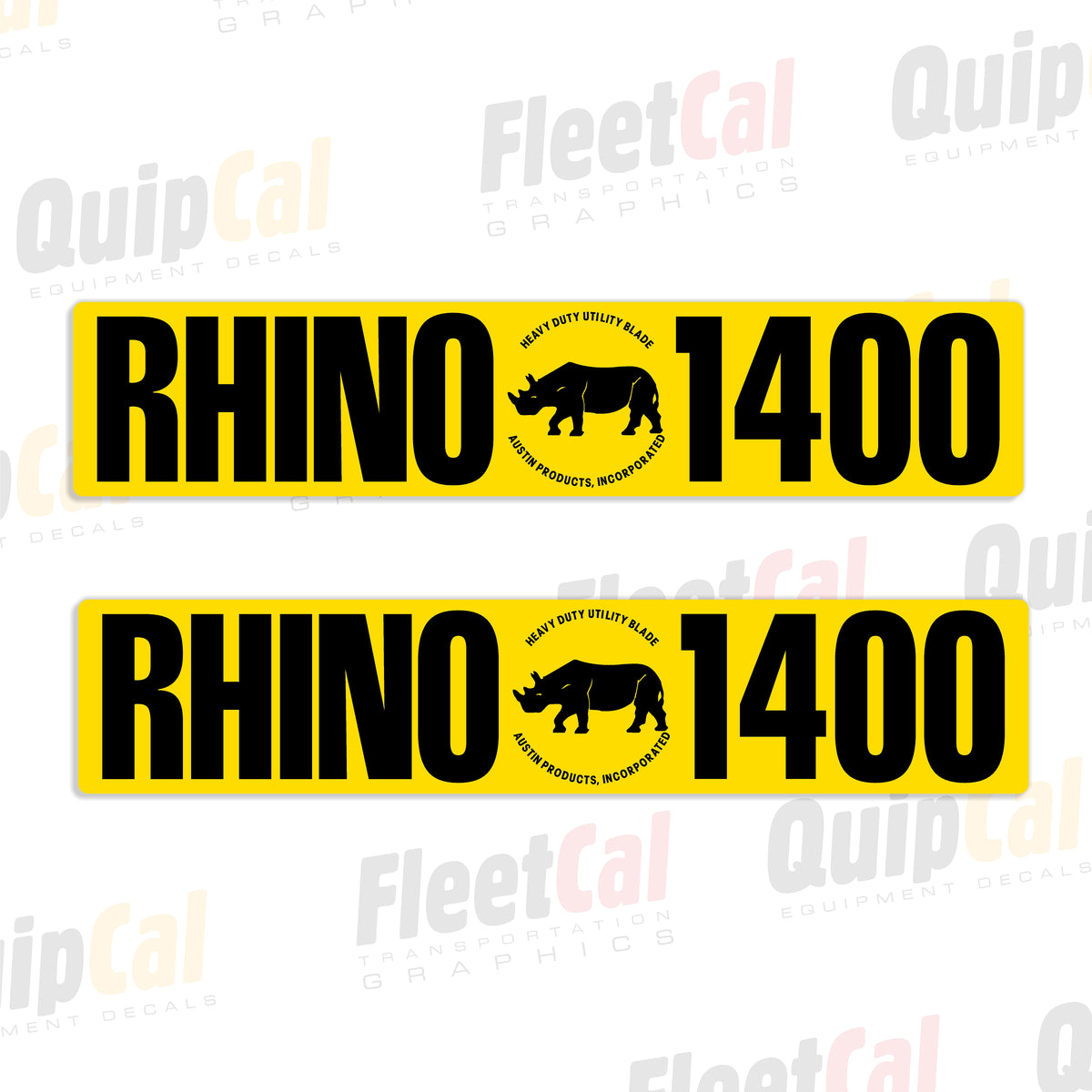 Rhino Mowers and Implements Decals