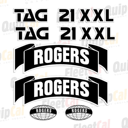 Rogers Trailer Decals