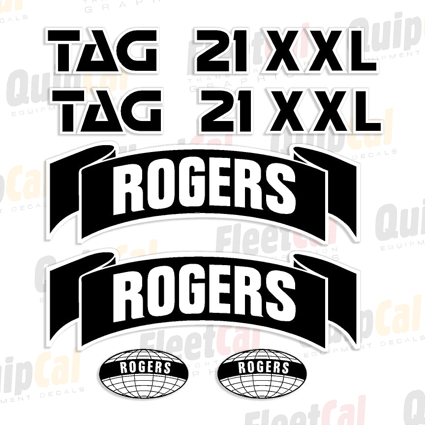 Rogers Trailer Decals