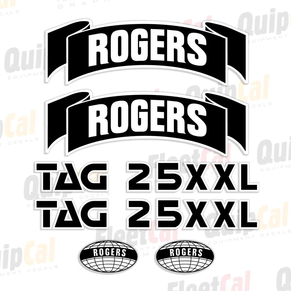Rogers Trailer Decals