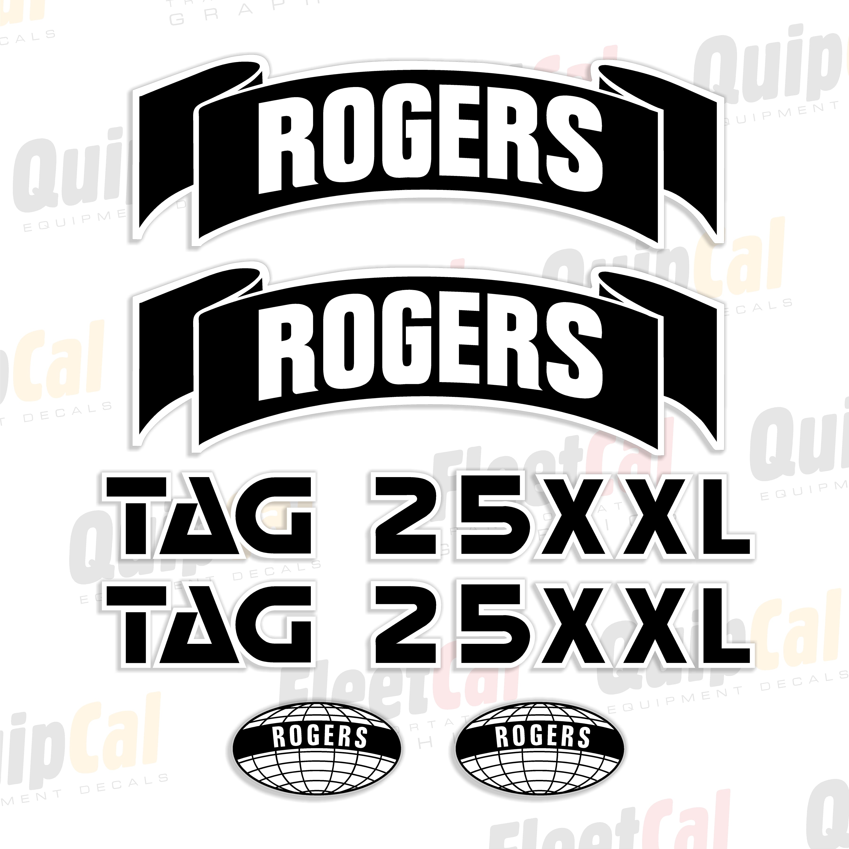 Rogers Trailer Decals