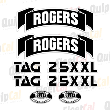 Rogers Trailer Decals
