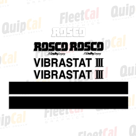 Rosco Roller Decal Set