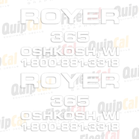 Royer Screen and Crusher Decals