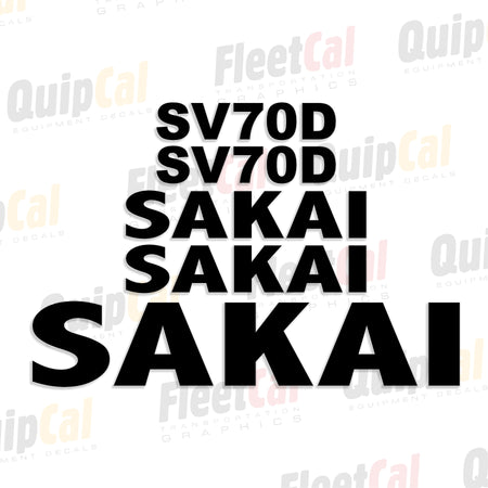 Sakai Roller Decals