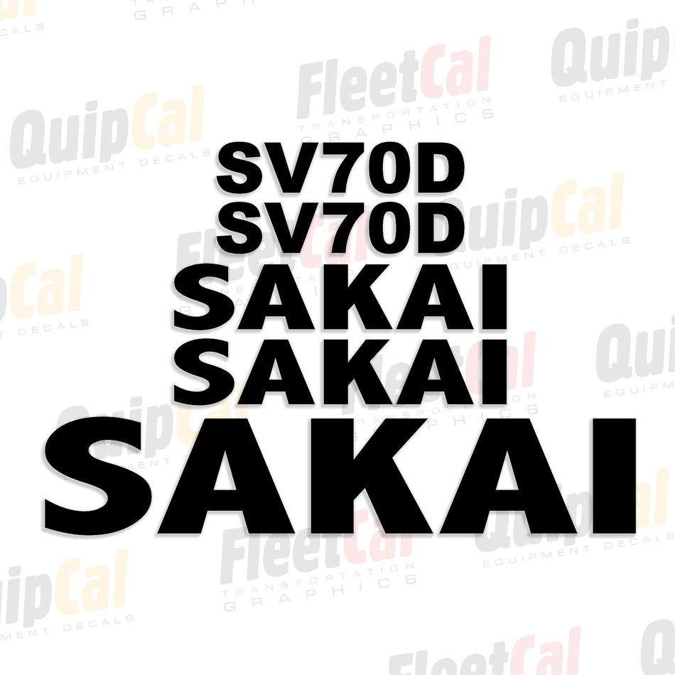 Sakai Roller Decals