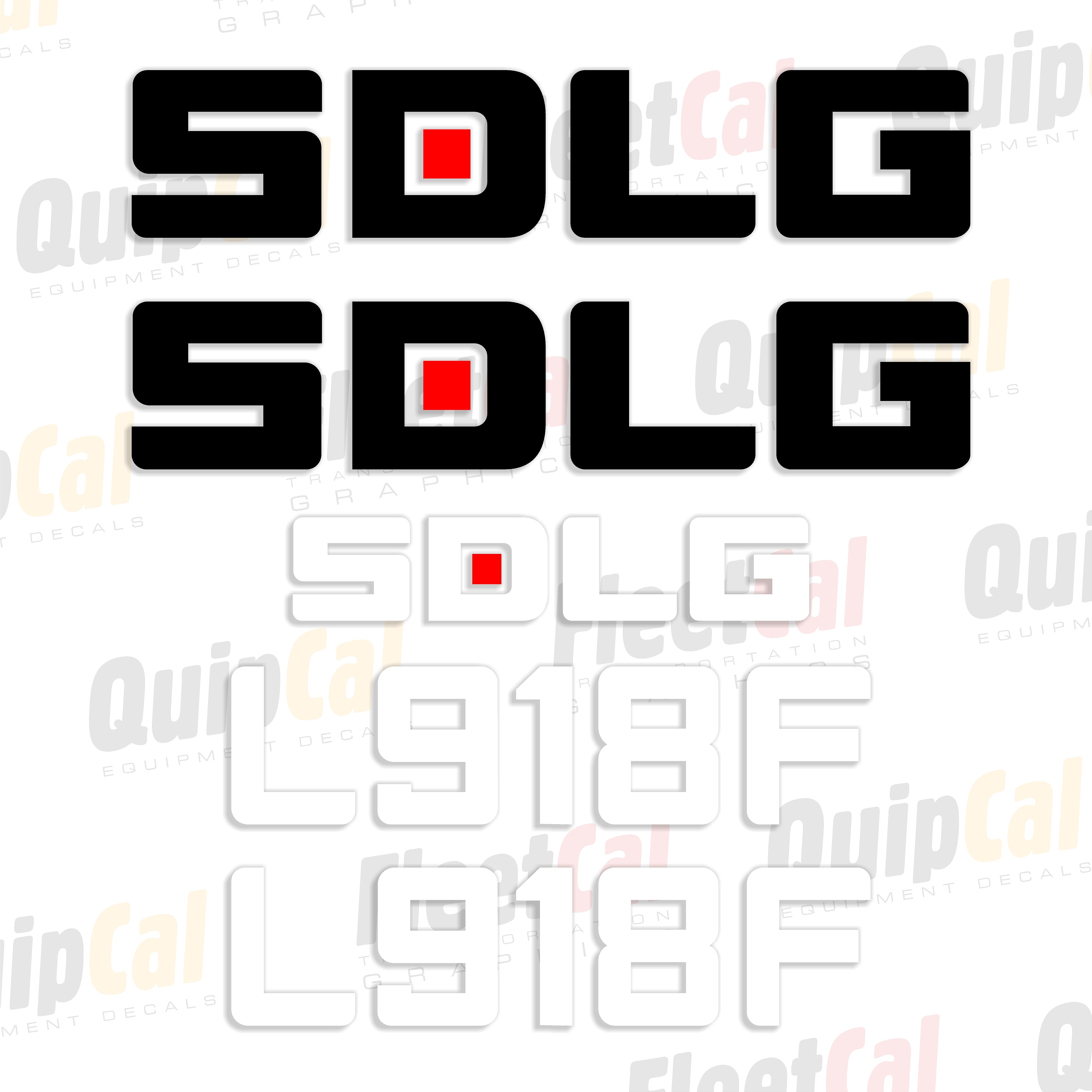SDLG Wheel Loader Decals