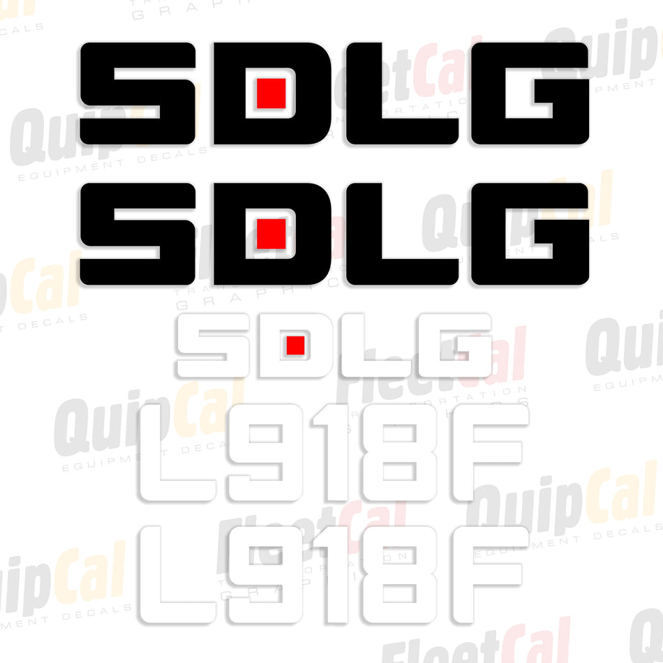 SDLG Wheel Loader Decals