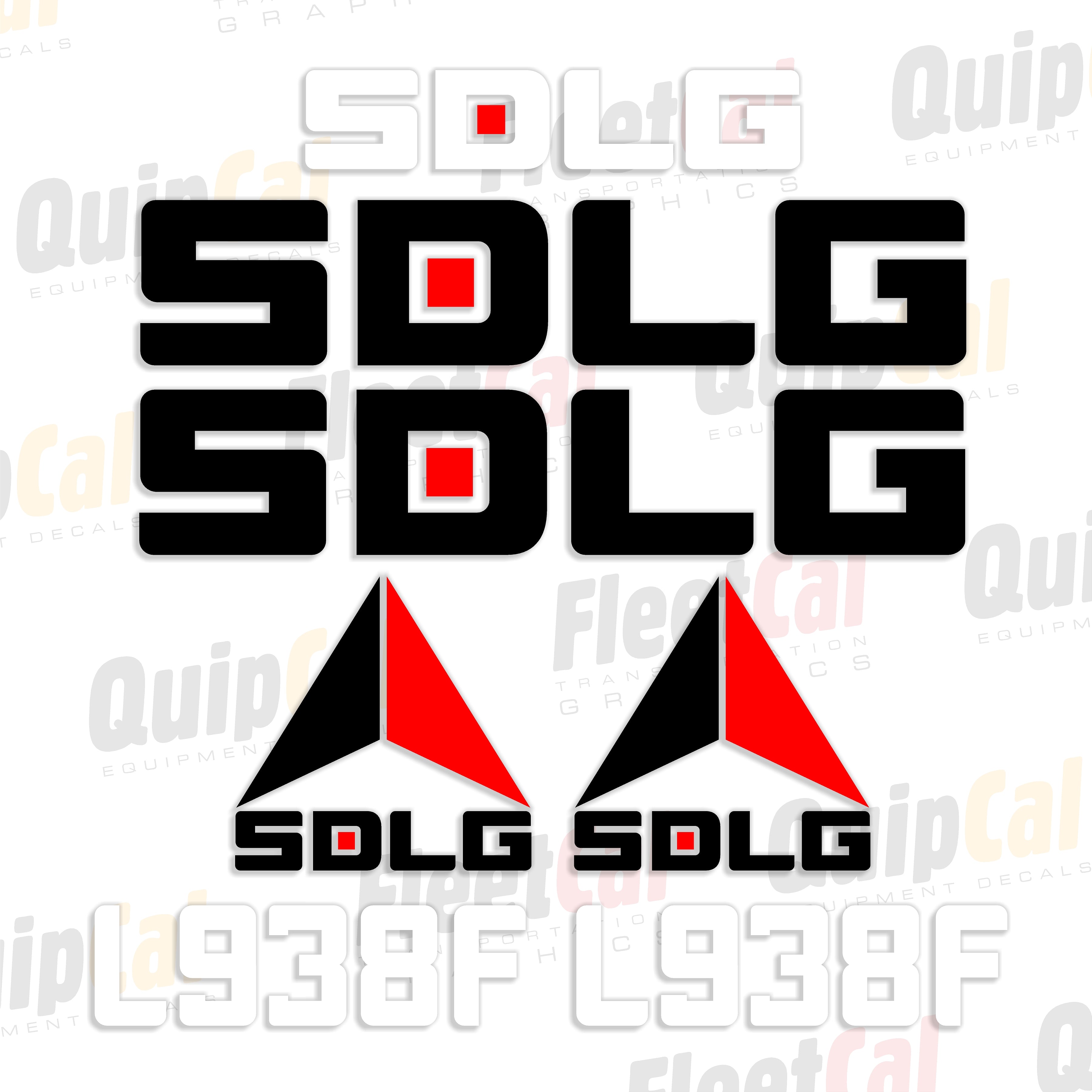 SDLG Wheel Loader Decals