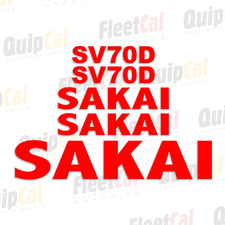 Sakai Roller Decals