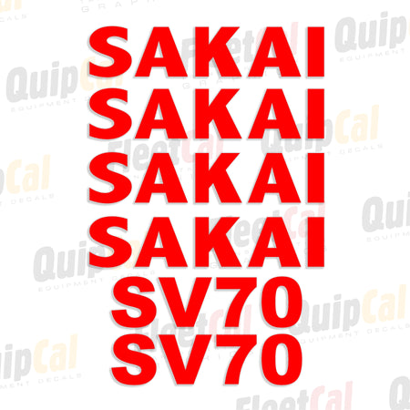 Sakai Roller Decals