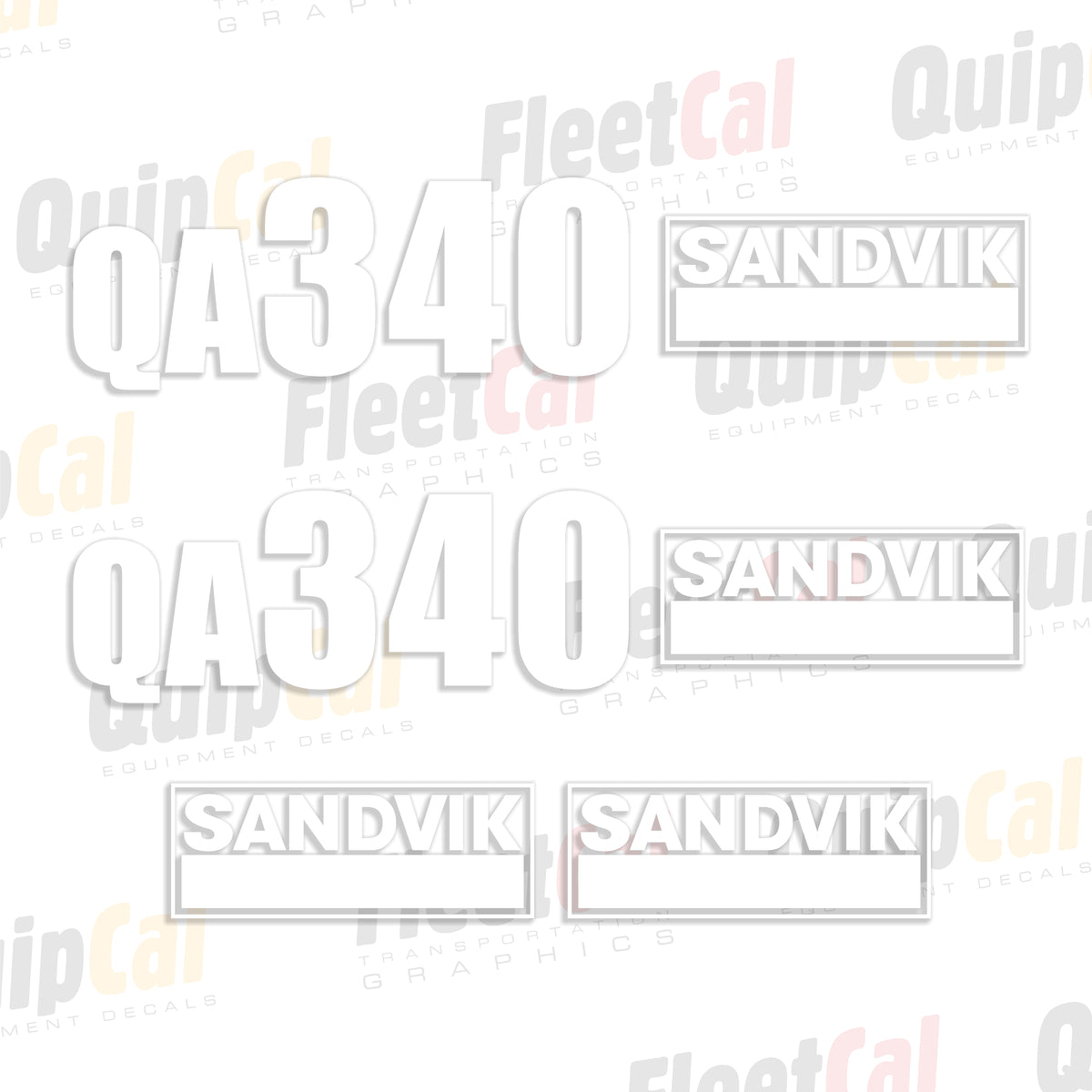 Sandvik Aggregate Equipment Decals