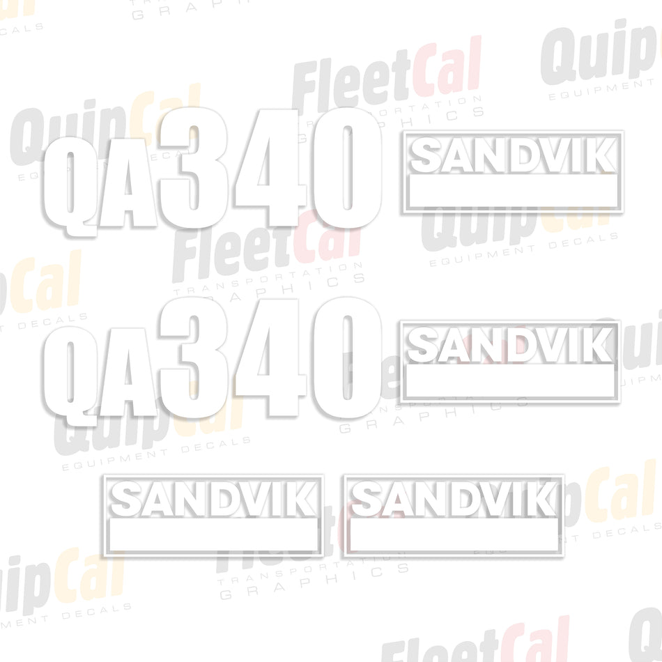 Sandvik Aggregate Equipment Decals