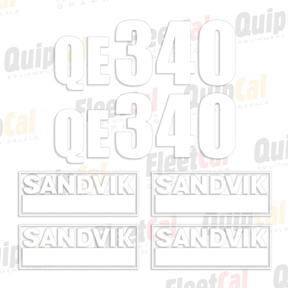 Sandvik Screen Plant Decals