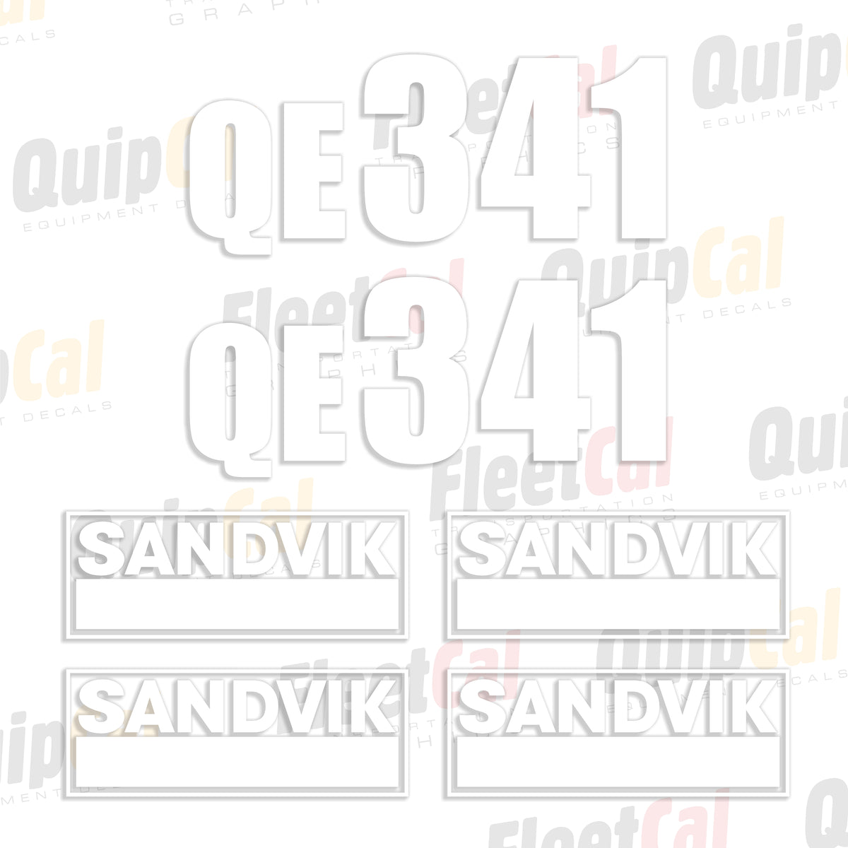 Sandvik Screen Plant Decals