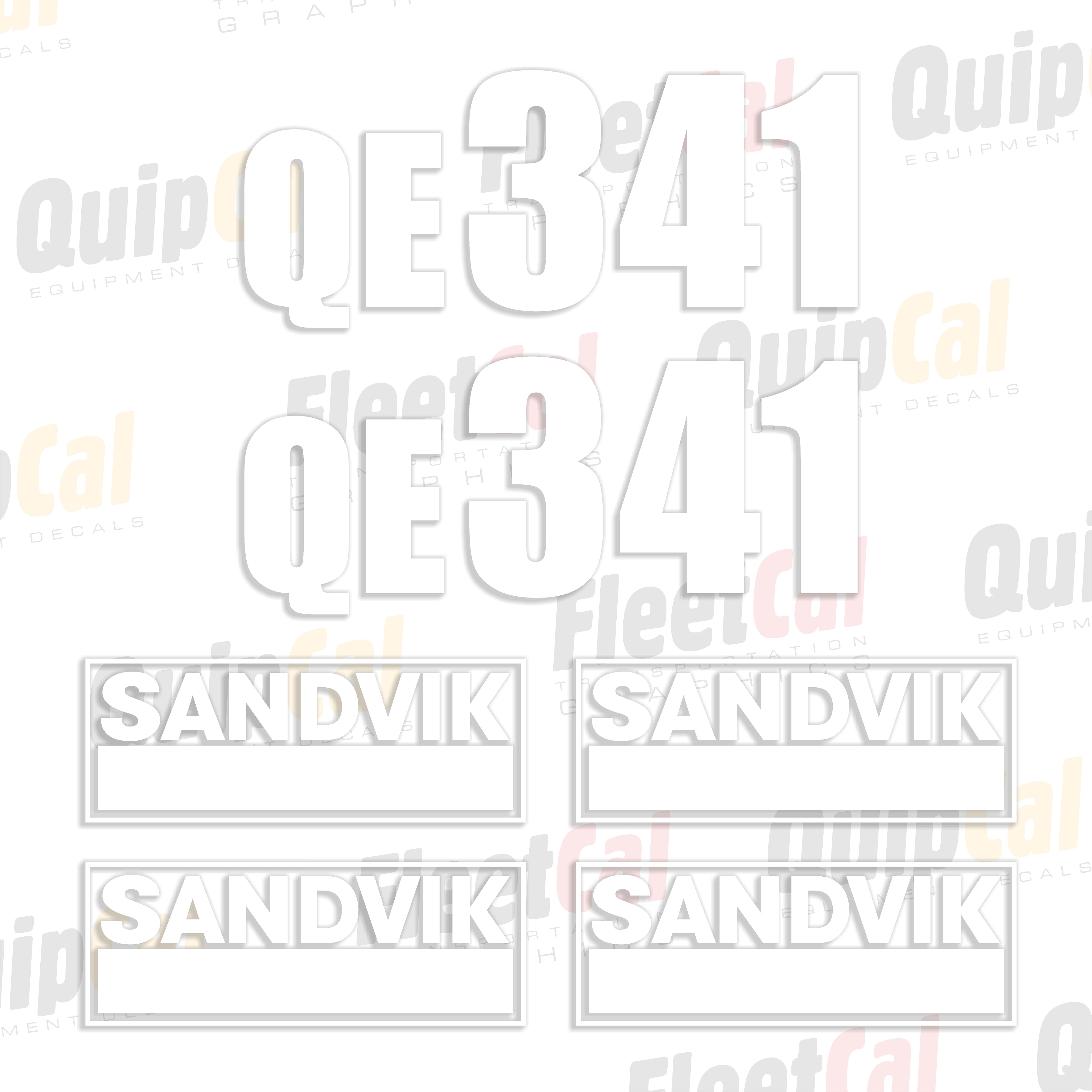 Sandvik Screen Plant Decals