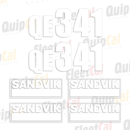 Sandvik Screen Plant Decals