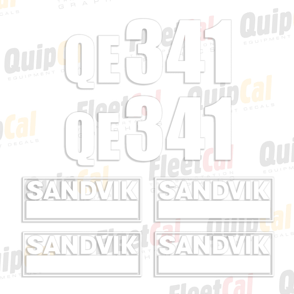 Sandvik Screen Plant Decals