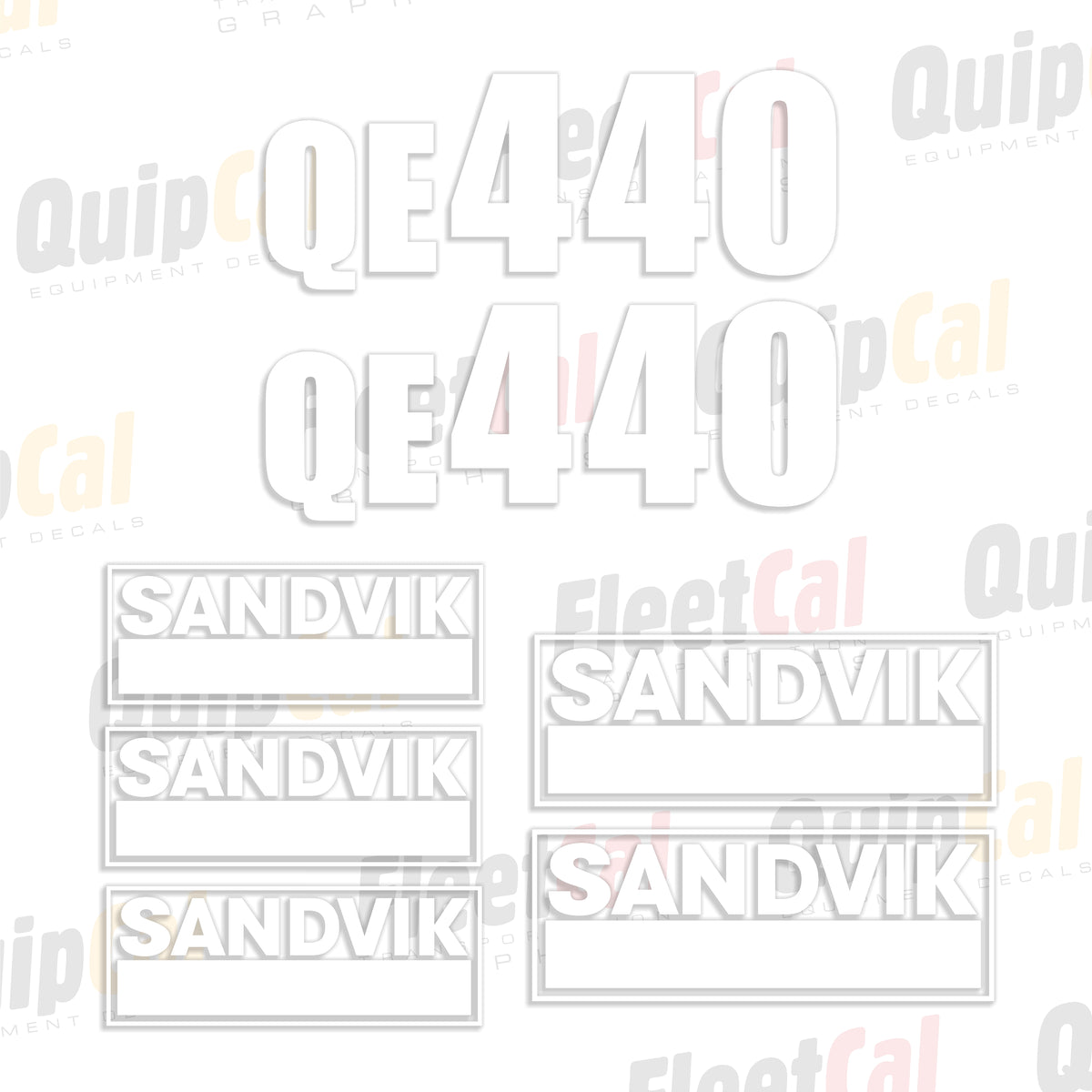 Sandvik Screen Plant Decals