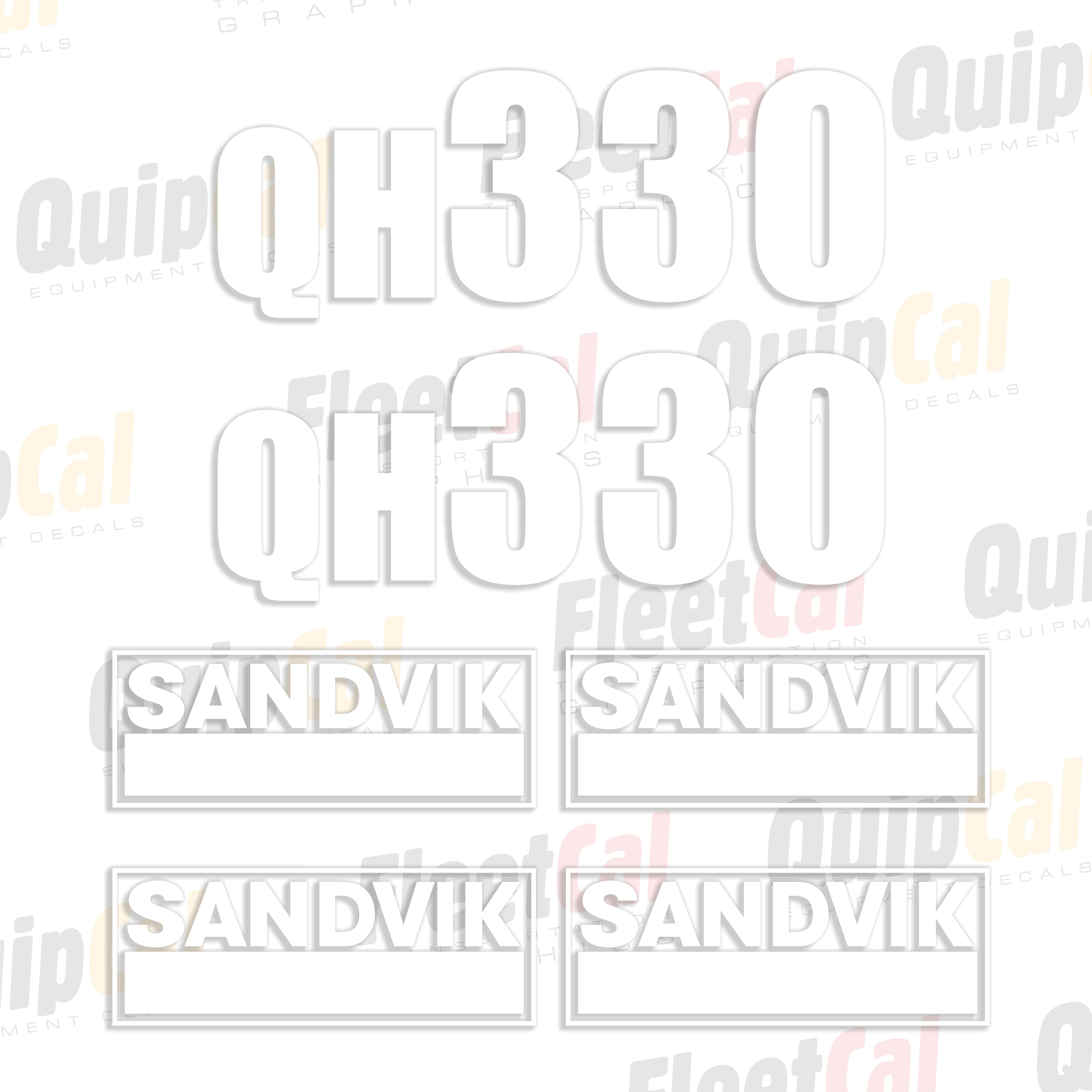 Sandvik Crusher Decals