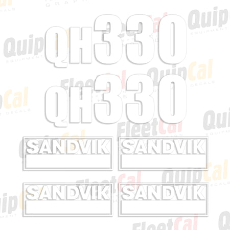 Sandvik Crusher Decals