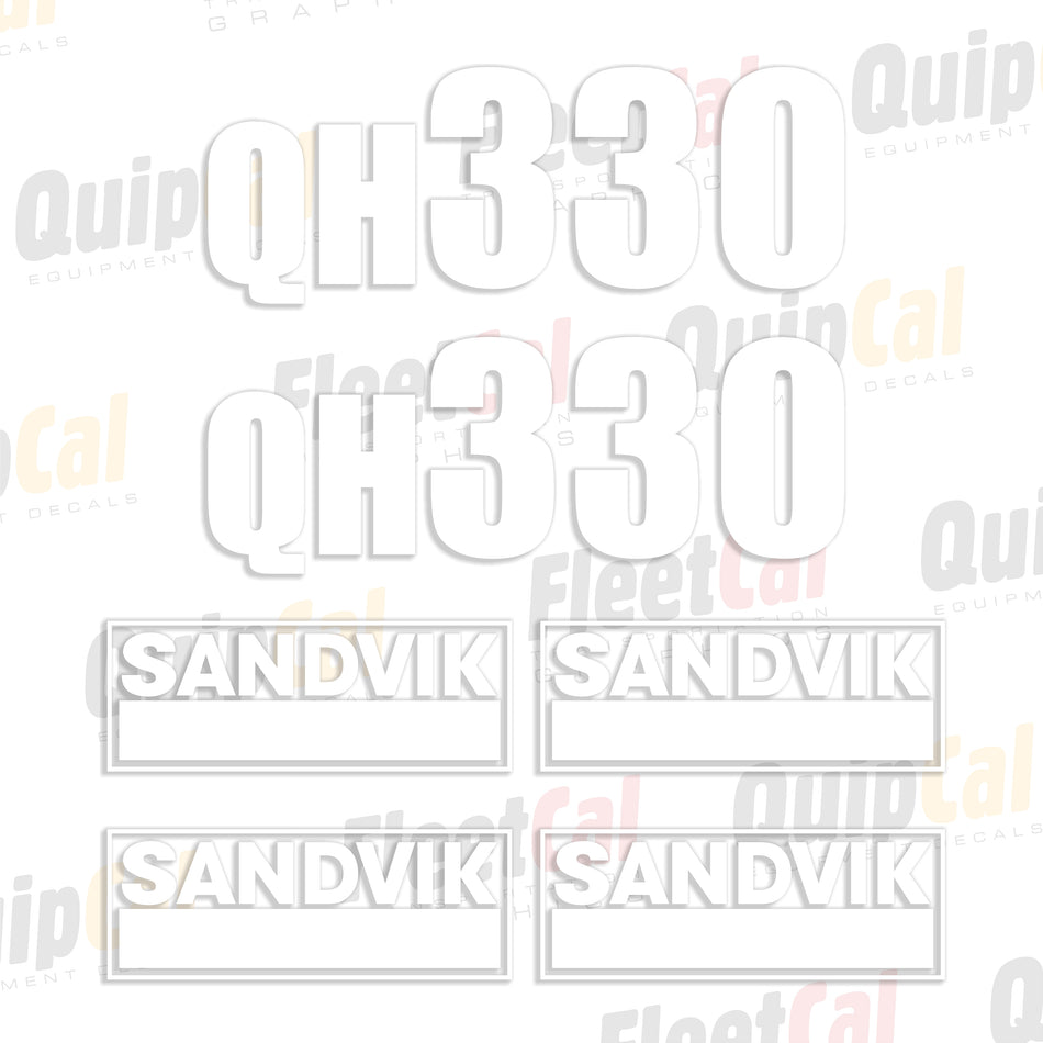 Sandvik Crusher Decals