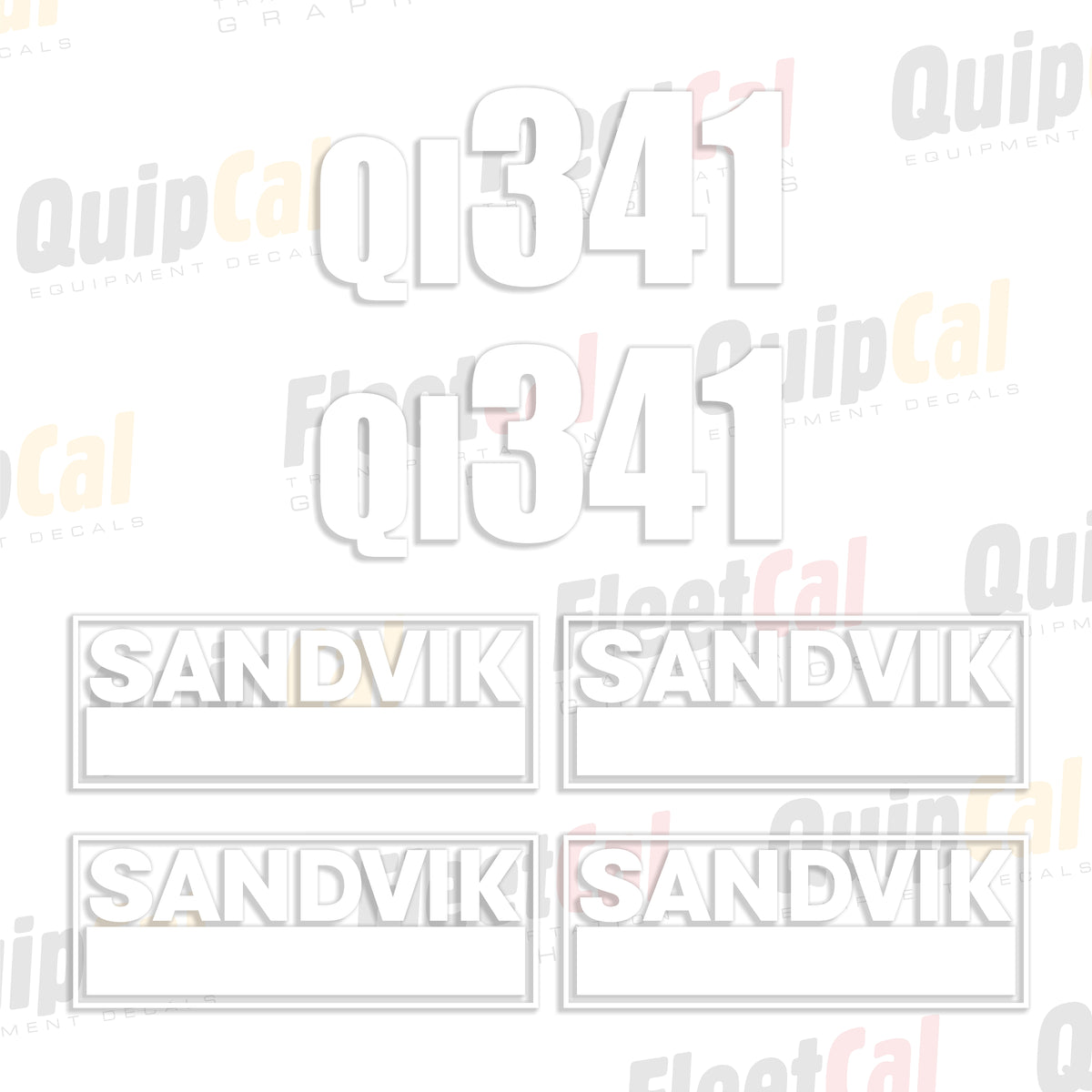 Sandvik Crusher Decals