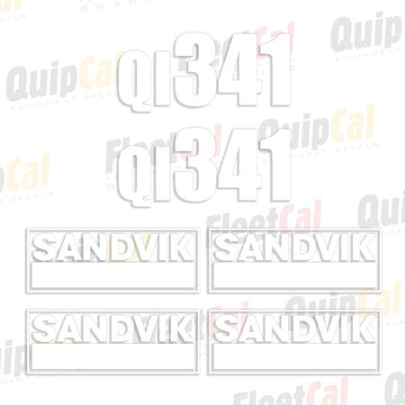 Sandvik Crusher Decals