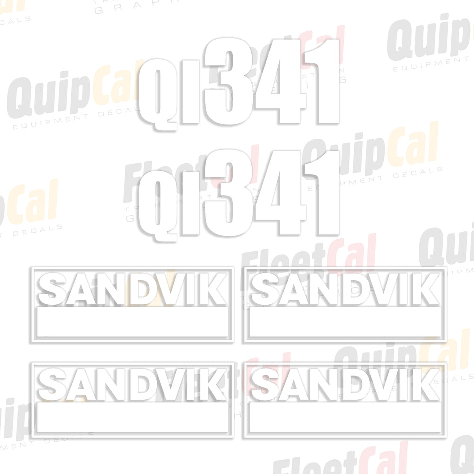Sandvik Crusher Decals